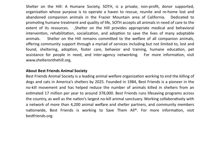 No-Kill Press Release page 1