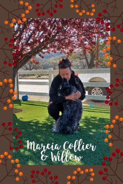 Marcia Collier and Willow